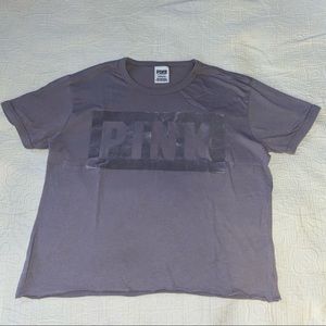 Velvet logo PINK tee